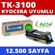 I-AICON C-K-TK3100 KYOCERA TK-3100 12500 Sayfa SİYAH-BEYAZ MUADIL Lazer Yazıc...