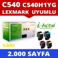 I-AICON C-C540H1YG LEXMARK C540H1YG 2000 Sayfa RENKLİ MUADIL Lazer Yazıcılar ...