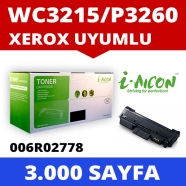 I-AICON C-106R02778 XEROX 106R02778 3000 Sayfa SİYAH-BEYAZ MUADIL Lazer Yazıc...