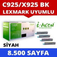 I-AICON C-C925/X925K LEXMARK C925H2KG/X925H2KG 8500 Sayfa SİYAH-BEYAZ MUADIL ...