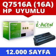 I-AICON C-Q7516A HP Q7516A 12000 Sayfa SİYAH-BEYAZ MUADIL Lazer Yazıcılar / F...