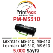 PRINTMAX PM-MS310 PM-MS310 5000 Sayfa SİYAH-BEY...