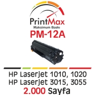 PRINTMAX PM-12A PM-12A 2000 Sayfa SİYAH-BEYAZ MUADIL Lazer Yazıcılar / Faks M...