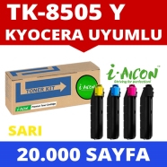I-AICON C-TK8505Y KYOCERA TK-8505 20000 Sayfa RENKLİ MUADIL Lazer Yazıcılar /...