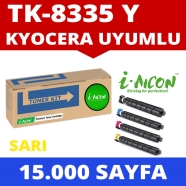 I-AICON C-TK8335Y KYOCERA TK-8335 15000 Sayfa RENKLİ MUADIL Lazer Yazıcılar /...