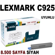 AMIDA P-LMC925TBK Lexmark C925BK 8500 Sayfa BLACK MUADIL Lazer Yazıcılar / Fa...
