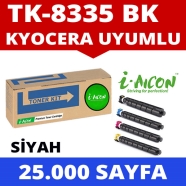 I-AICON C-TK8335BK KYOCERA TK-8335 25000 Sayfa SİYAH-BEYAZ MUADIL Lazer Yazıc...