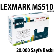 AMIDA P-LM MS510T P-LM MS510T 20000 Sayfa BLACK MUADIL Lazer Yazıcılar / Faks...