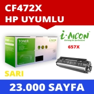 I-AICON C-CF472X HP CF472X 23000 Sayfa YELLOW MUADIL Lazer Yazıcılar / Faks M...