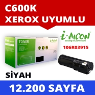 I-AICON  C-C600K XEROX 106R03915 12200 Sayfa BLACK MUADIL Lazer Yazıcılar / F...