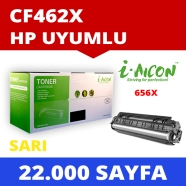I-AICON C-CF462X HP CF462X 22000 Sayfa YELLOW MUADIL Lazer Yazıcılar / Faks M...
