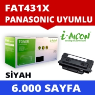 I-AICON C-FAT431X PANASONIC KX-FAT431X 6K BLACK 6000 Sayfa BLACK MUADIL Lazer...