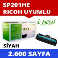 I-AICON C-SP201HE RICOH SP-201HE 2600 Sayfa BLACK MUADIL Lazer Yazıcılar / Fa...