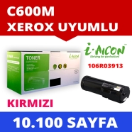I-AICON C-C600M XEROX 106R03913 10100 Sayfa MAGENTA MUADIL Lazer Yazıcılar / ...