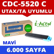 I-AICON C-U-CDC5520C UTAX TRIUMPH ADLER TA CDC5520 6000 Sayfa CYAN MUADIL Laz...