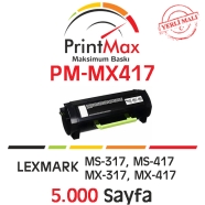 PRINTMAX PM-MX417 PM-MX417 5000 Sayfa BLACK MUADIL Lazer Yazıcılar / Faks Mak...