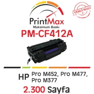 PRINTMAX PM-CF412A PM-CF412A 2300 Sayfa YELLOW MUADIL Lazer Yazıcılar / Faks ...