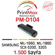 PRINTMAX PM-D104  PM-D104 1500 Sayfa SİYAH-BEYAZ MUADIL Lazer Yazıcılar / Fak...