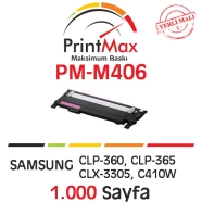 PRINTMAX PM-M406  PM-M406 1000 Sayfa MAGENTA MUADIL Lazer Yazıcılar / Faks Ma...