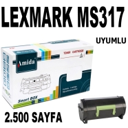AMIDA P-LM MS417T LEXMARK MS317 2500 Sayfa BLACK MUADIL Lazer Yazıcılar / Fak...