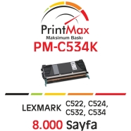 PRINTMAX PM-C534K PM-C534K 8000 Sayfa BLACK MUADIL Lazer Yazıcılar / Faks Mak...