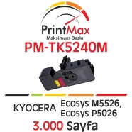 PRINTMAX PM-TK5240M PM-TK5240M 3000 Sayfa MAGENTA MUADIL Lazer Yazıcılar / Fa...