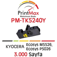 PRINTMAX PM-TK5240Y PM-TK5240Y 3000 Sayfa YELLOW MUADIL Lazer Yazıcılar / Fak...
