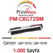 PRINTMAX PM-CRG729M PM-CRG729M 1000 Sayfa MAGENTA MUADIL Lazer Yazıcılar / Fa...