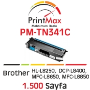 PRINTMAX PM-TN341C PM-TN341C 1500 Sayfa CYAN MUADIL Lazer Yazıcılar / Faks Ma...