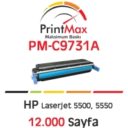 PRINTMAX PM-C9731A PM-C9731A 12000 Sayfa CYAN MUADIL Lazer Yazıcılar / Faks M...