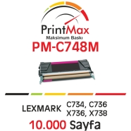PRINTMAX PM-C748M PM-C748M 10000 Sayfa MAGENTA MUADIL Lazer Yazıcılar / Faks ...