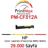 PRINTMAX PM-CF312A PM-CF312A 29000 Sayfa YELLOW MUADIL Lazer Yazıcılar / Faks...