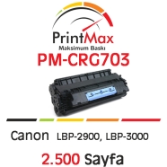 PRINTMAX PM-CRG703 PM-CRG703 29000 Sayfa BLACK MUADIL Lazer Yazıcılar / Faks ...