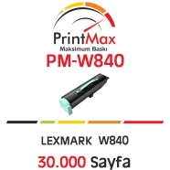 PRINTMAX PM-W840 PM-W840 30000 Sayfa SİYAH-BEYAZ MUADIL Lazer Yazıcılar / Fak...