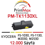 PRINTMAX PM-TK1130XL PM-TK1130XL 12000 Sayfa SİYAH-BEYAZ MUADIL Lazer Yazıcıl...