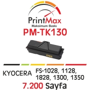 PRINTMAX PM-TK130 PM-TK130 7200 Sayfa SİYAH-BEYAZ MUADIL Lazer Yazıcılar / Fa...