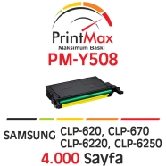 PRINTMAX PM-Y508 PM-Y508 4000 Sayfa YELLOW MUADIL Lazer Yazıcılar / Faks Maki...
