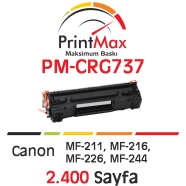 PRINTMAX PM-CRG737 PM-CRG737 2400 Sayfa BLACK MUADIL Lazer Yazıcılar / Faks M...