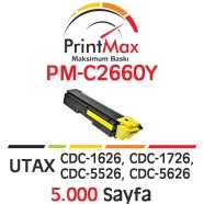 PRINTMAX PM-C2660Y PM-C2660Y 5000 Sayfa YELLOW MUADIL Lazer Yazıcılar / Faks ...