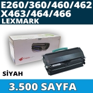 KOPYA COPIA YM-E260-3.5K LEXMARK E260A11E 3500 Sayfa BLACK MUADIL Lazer Yazıc...