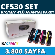KOPYA COPIA YM-CF530SET HP CF530A/CF531A/CF532A/CF533A 3600 Sayfa 4 RENK ( MA...