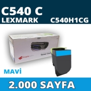 KOPYA COPIA YM-C540C LEXMARK C540H1CG 2000 Sayfa CYAN MUADIL Lazer Yazıcılar ...
