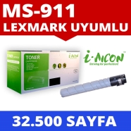 I-AICON C-MS911 LEXMARK 54G0H00 32500 Sayfa BLACK MUADIL Lazer Yazıcılar / Fa...