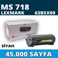 KOPYA COPIA YM-63B5X00 LEXMARK 63B5X00 45000 Sayfa BLACK MUADIL Lazer Yazıcıl...