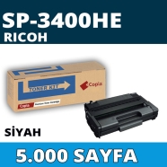 KOPYA COPIA YM-SP3400HE RICOH SP3400HE 5000 Sayfa BLACK MUADIL Lazer Yazıcıla...