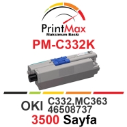 PRINTMAX PM-C332K PM-C332K 3500 Sayfa BLACK MUADIL Lazer Yazıcılar / Faks Mak...