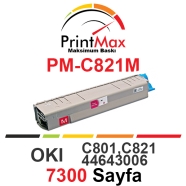 PRINTMAX PM-C821M PM-C821M 7300 Sayfa MAGENTA M...