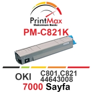 PRINTMAX PM-C821K PM-C821K 7000 Sayfa BLACK MUADIL Lazer Yazıcılar / Faks Mak...