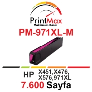PRINTMAX PM-971XL-M PM-971XL-M 7600 Sayfa MAGENTA MUADIL Lazer Yazıcılar / Fa...