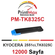 PRINTMAX PM-TK8325C PM-TK8325C 12000 Sayfa CYAN MUADIL Lazer Yazıcılar / Faks...